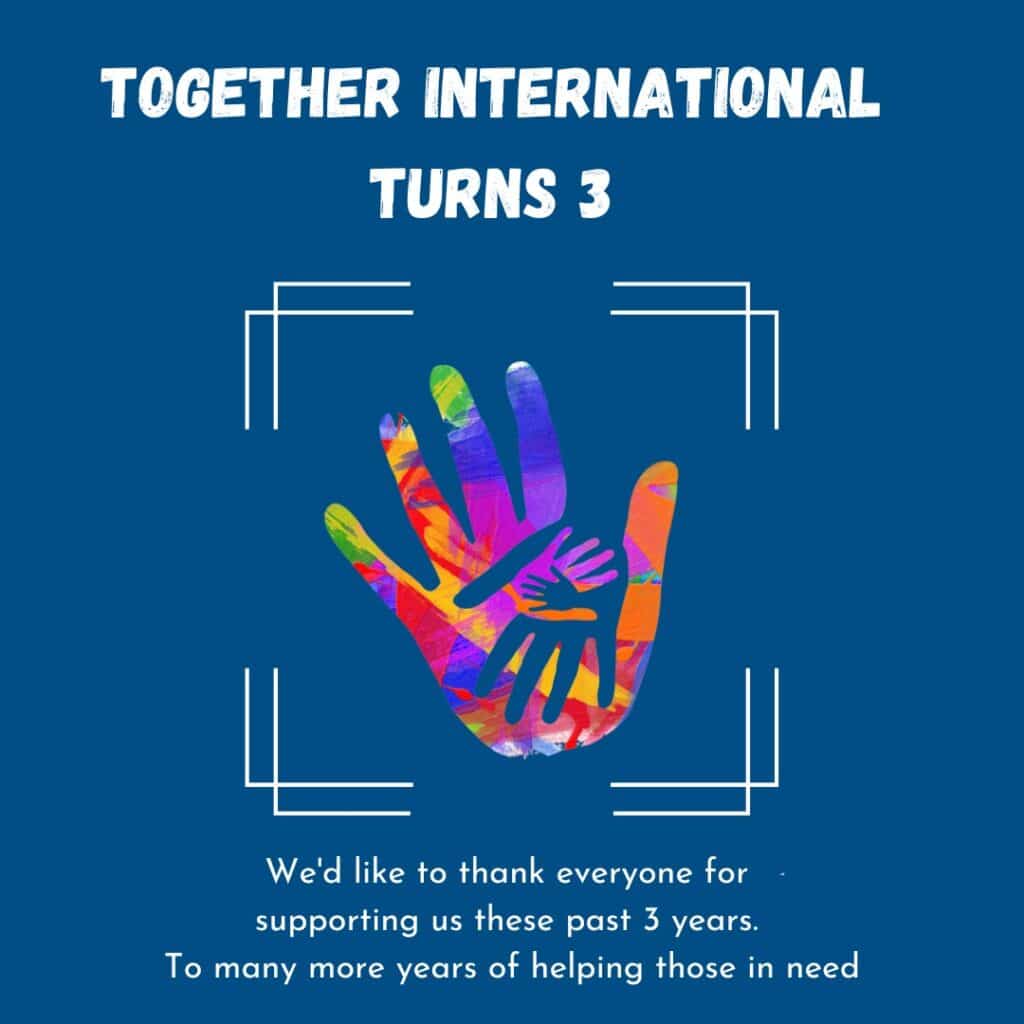 Together International turns 3!
